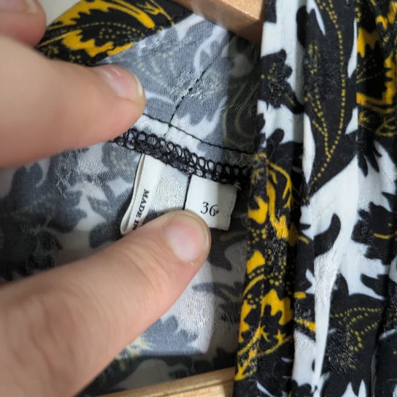 Sandro Dami Floral Mini Dress Size 36 - Picture 6 of 11